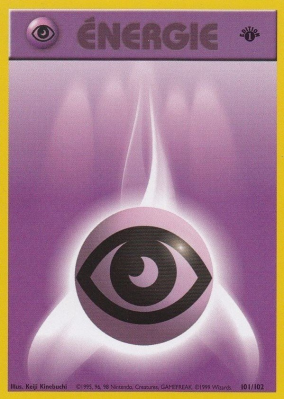 Carte Pokémon Énergie Psy 101/102 Aucune Set de Base