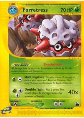 Carte Pokémon Forretress 56/144 Commune Skyridge