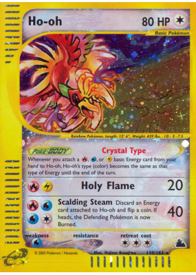 Carte Pokémon Ho-oh 149/144 Ultra Rare Skyridge