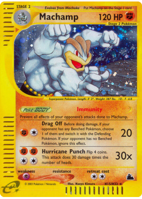 Carte Pokémon Machamp H15/H32 Holographique Skyridge