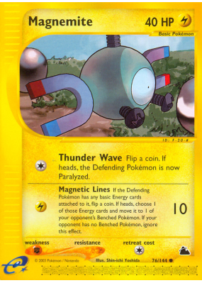 Carte Pokémon Magnemite 76/144 Commune Skyridge