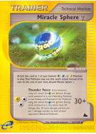 Carte Pokémon Miracle Sphere γ 131/144 Peu commune Skyridge