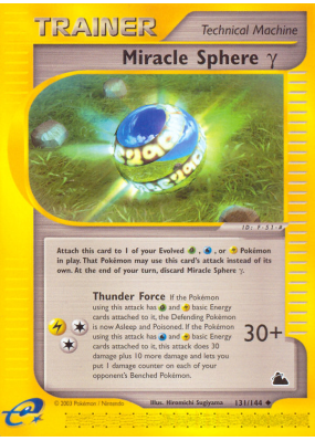 Carte Pokémon Miracle Sphere γ 131/144 Peu commune Skyridge