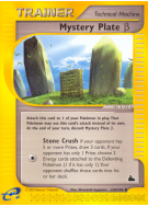 Carte Pokémon Mystery Plate β 134/144 Peu commune Skyridge