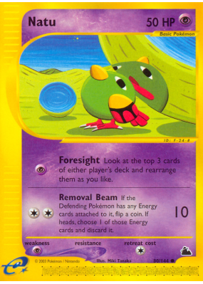 Carte Pokémon Natu 80/144 Commune Skyridge