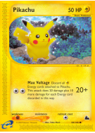 Carte Pokémon Pikachu 84/144 Commune Skyridge