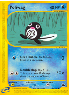 Carte Pokémon Poliwag 87/144 Commune Skyridge