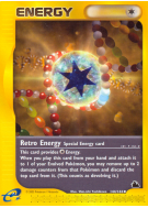 Carte Pokémon Retro Energy 144/144 Peu commune Skyridge