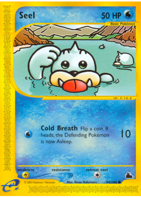Carte Pokémon Seel 94/144 Commune Skyridge