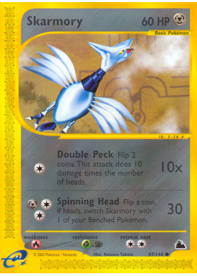 Carte Pokémon Skarmory 97/144 Commune Skyridge