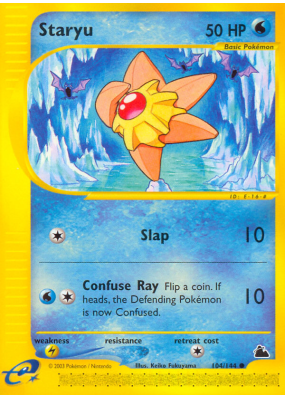 Carte Pokémon Staryu 104/144 Commune Skyridge
