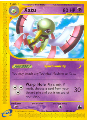 Carte Pokémon Xatu 35/144 Rare Skyridge