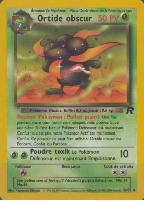 Carte Pokémon Ortide obscur 36/82 Peu commune Team Rocket (JCC)