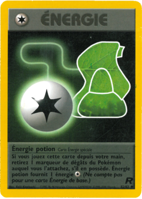 Carte Pokémon Énergie potion 82/82 Peu commune Team Rocket (JCC)