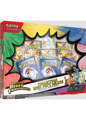 Coffret Pin’s Pokémon Héros Transcendants ME02.5 FR