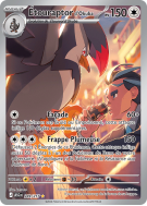 Carte Pokémon Étouraptor d'Okuba 249/217 AR Héros Transcendants