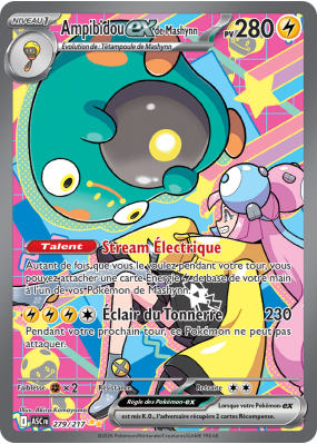 Carte Pokémon Ampibidou-ex de Mashynn 279/217 Alternative Héros Transcendants