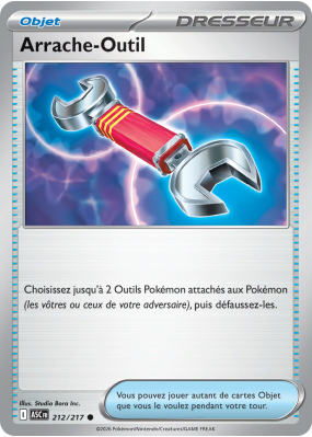 Carte Pokémon Arrache-Outil 212/217 Commune Héros Transcendants