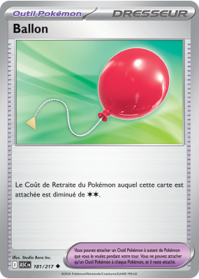 Carte Pokémon Ballon 181/217 Peu commune Héros Transcendants