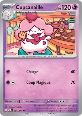 Carte Pokémon Cupcanaille 094/217 Peu commune Héros Transcendants