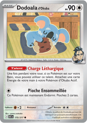 Carte Pokémon Dodoala d'Okuba 175/217 Commune Héros Transcendants