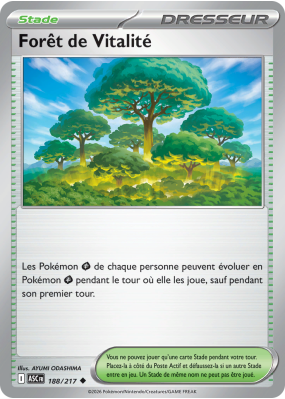Carte Pokémon Forêt de Vitalité 188/217 Peu commune Héros Transcendants