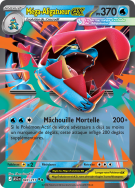 Carte Pokémon Méga-Aligatueur-ex 043/217 Double rare Héros Transcendants