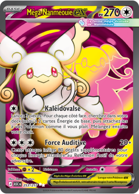 Carte Pokémon Méga-Nanméouïe-ex 253/217 Ultra Rare Héros Transcendants