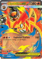Carte Pokémon Méga-Roitiflam-ex 031/217 Double rare Héros Transcendants