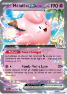Carte Pokémon Mélofée-ex de Lilie 076/217 Double rare Héros Transcendants