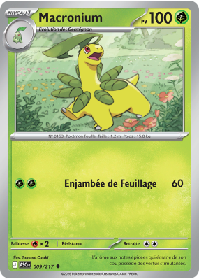 Carte Pokémon Macronium 009/217 Peu commune Héros Transcendants