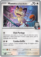 Carte Pokémon Miaouss de la Team Rocket 161/217 Commune Héros Transcendants