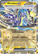 Carte Pokémon Miraidon-ex 073/217 Double rare Héros Transcendants