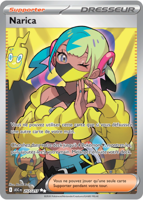 Carte Pokémon Narica 257/217 Ultra Rare Héros Transcendants