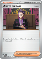 Carte Pokémon Ordres du Boss 183/217 Peu commune Héros Transcendants