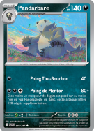 Carte Pokémon Pandarbare 140/217 Peu commune Héros Transcendants