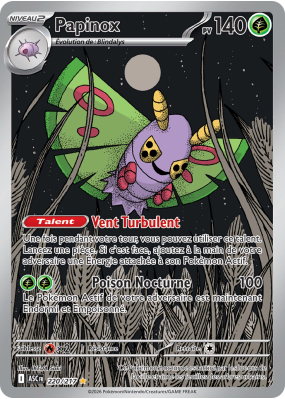 Carte Pokémon Papinox 220/217 AR Héros Transcendants