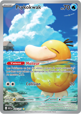 Carte Pokémon Psykokwak 226/217 AR Héros Transcendants
