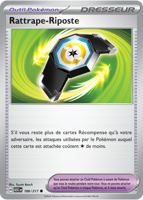 Carte Pokémon Rattrape-Riposte 186/217 Commune Héros Transcendants