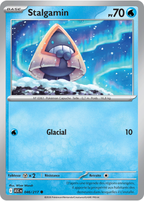 Carte Pokémon Stalgamin 046/217 Commune Héros Transcendants