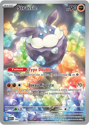 Carte Pokémon Strassie 242/217 AR Héros Transcendants