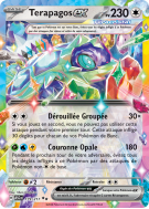 Carte Pokémon Terapagos-ex 179/217 Double rare Héros Transcendants