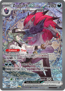 Carte Pokémon Zoroark-ex de N 286/217 Alternative Héros Transcendants