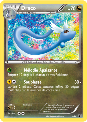 Carte Pokémon Draco 4/20 Aucune Coffre des Dragons
