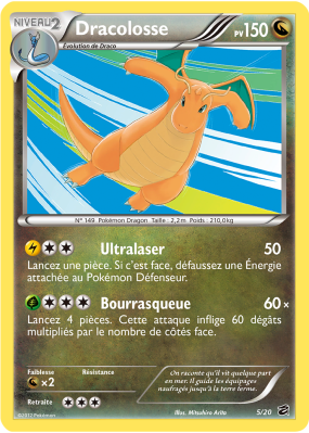 Carte Pokémon Dracolosse 5/20 Aucune Coffre des Dragons