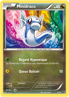 Carte Pokémon Minidraco 2/20 Aucune Coffre des Dragons