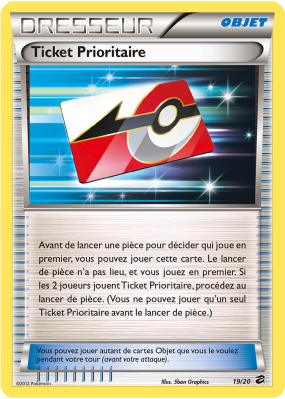 Carte Pokémon Ticket Prioritaire 19/20 Aucune Coffre des Dragons