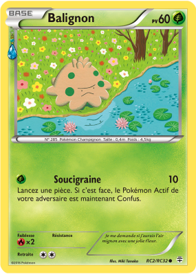 Carte Pokémon Balignon RC2/RC32 Commune Générations (JCC)