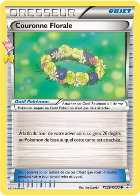 Carte Pokémon Couronne Florale RC26/RC32 Commune Générations (JCC)