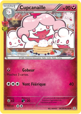 Carte Pokémon Cupcanaille RC20/RC32 Peu commune Générations (JCC)